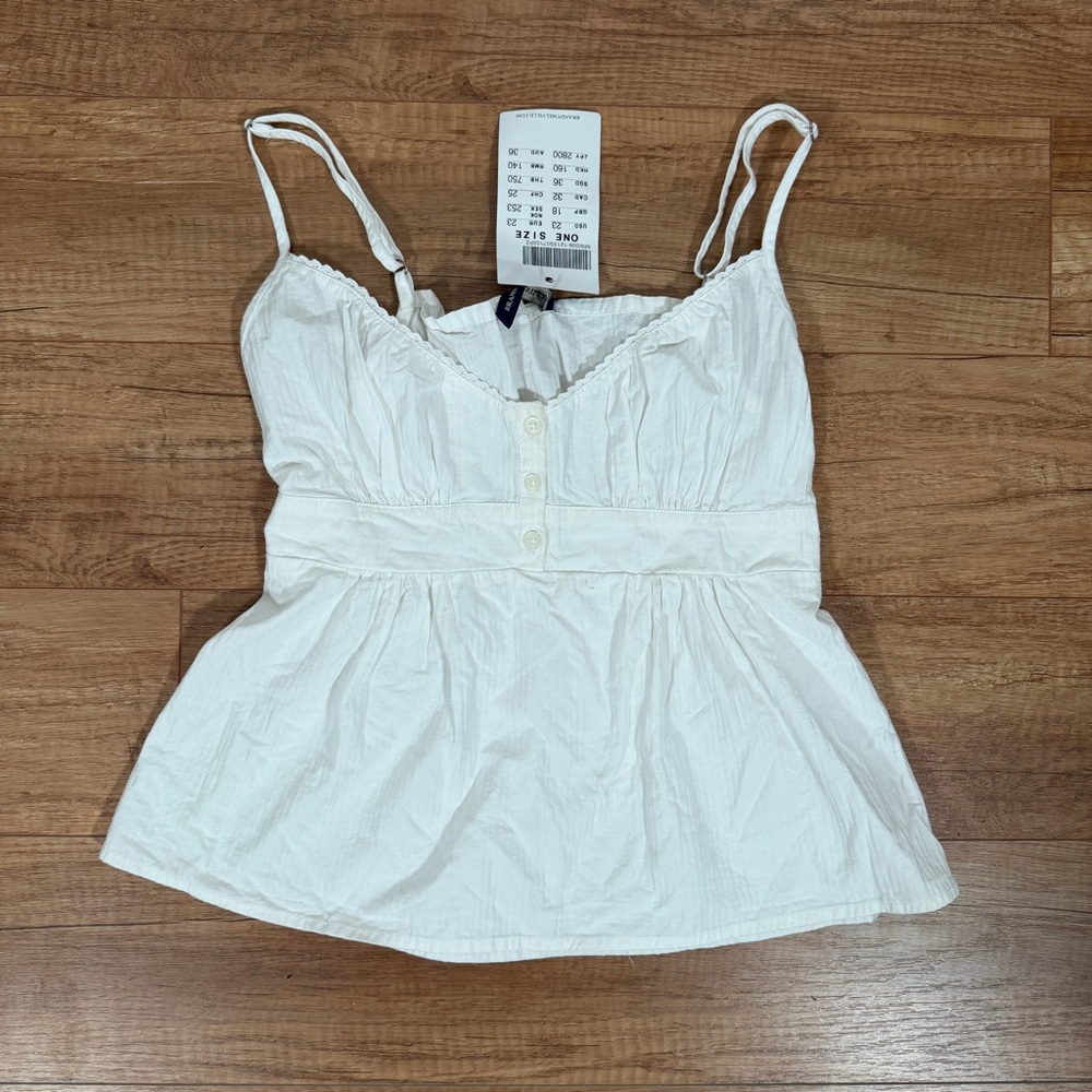 Brandy Melville White Camisole Top